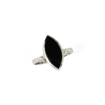 Featured image of this Women’s 14k White Gold Onyx Ring