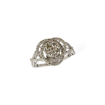 Featured image of this Women’s 18k White Gold Diamond Ring