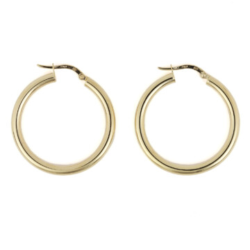 Featured image of this Women’s 14k Yellow Gold Hoop Earrings
