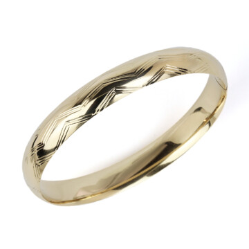 Featured image of this Women’s 14k Yellow Gold Bangle Bracelet