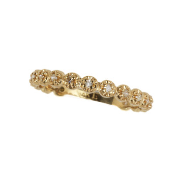 Featured image of this Women’s 14k Yellow Gold Ring with Diamond