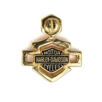 Featured image of this Women’s 10k Yellow Gold Harley Davidson Pendant