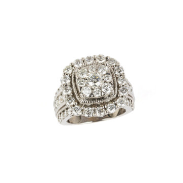 Featured image of this Women’s 14k White Gold Diamond Ring