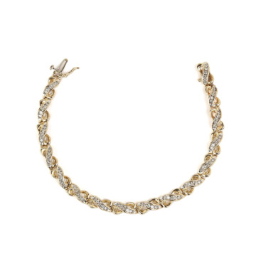 Featured image of this Women’s 14k Yellow Gold Diamond Tennis Bracelet