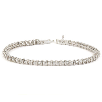 Featured image of this Women’s 14k White Gold Diamond Tennis Bracelet
