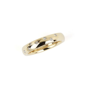 Featured image of this Women’s 14k Yellow Gold Diamond Band Ring