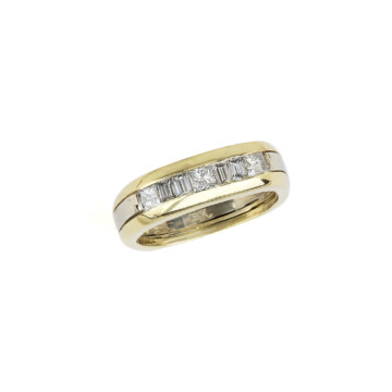 Featured image of this Women’s 18k Yellow & White Gold Diamond Ring