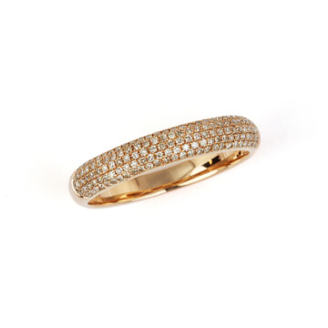Featured image of this Women’s 14k Rose Gold Diamond Ring Band