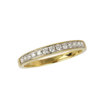 Featured image of this Women’s 14k Yellow Gold Diamond Ring Band