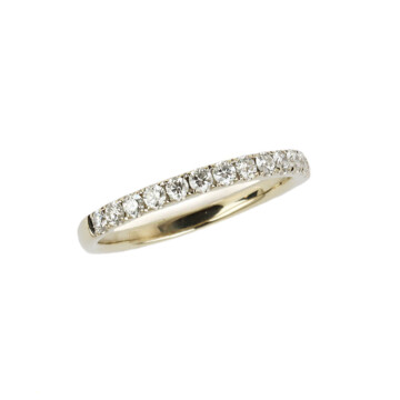 Featured image of this Women’s 14k White Gold Diamond Band Ring