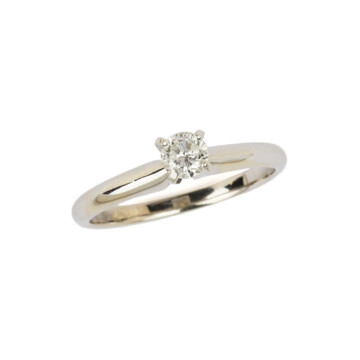 Featured image of this Women’s 14k White Gold Diamond Solitaire Ring