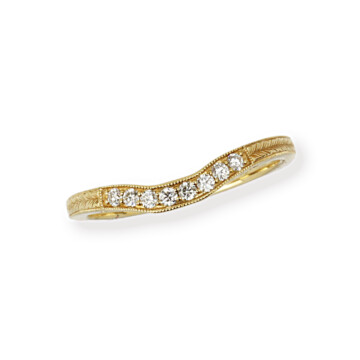 Featured image of this Women’s 14k Yellow Gold Diamond Bridal Ring