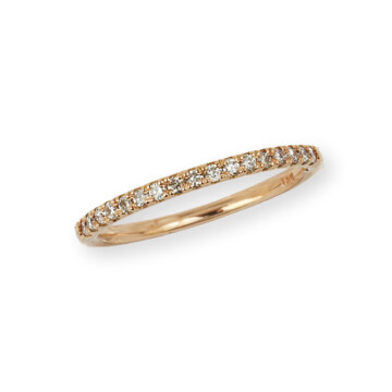 Featured image of this Women’s 14k Rose Gold Diamond Bridal Ring