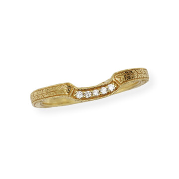 Featured image of this Women’s 14k Yellow Gold Diamond Bridal Ring