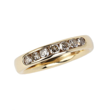 Featured image of this Men’s 14k Yellow Gold Diamond Ring