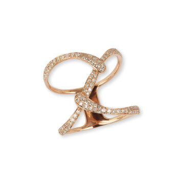 Featured image of this Women’s 14k Rose Gold Diamond Ring