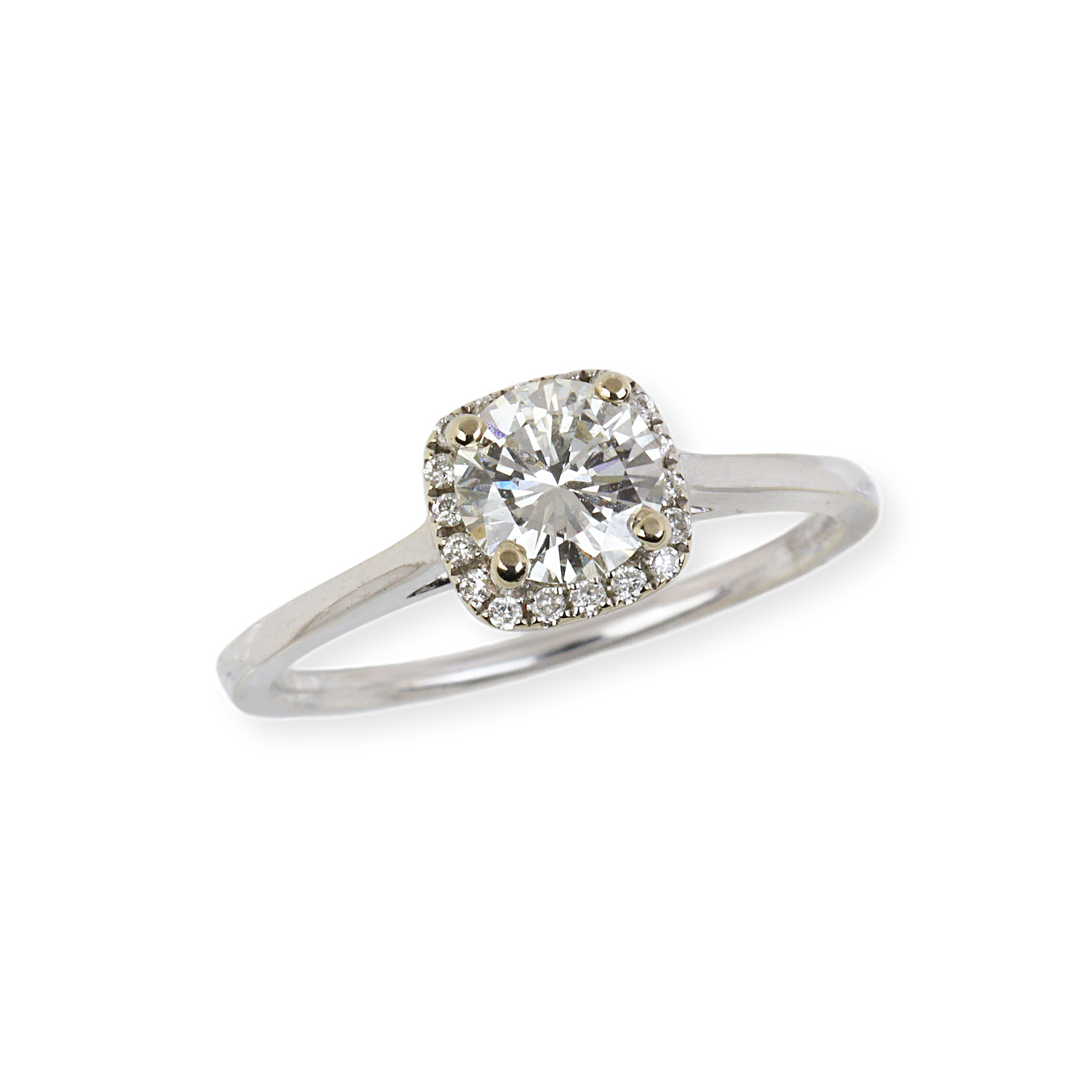 Featured image of this Women’s 14k White Gold Diamond Bridal Ring EGL Cert.