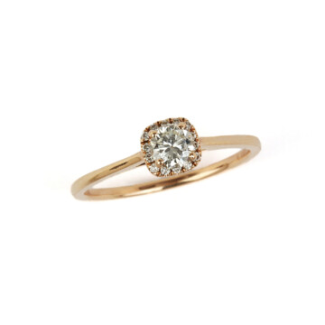 Featured image of this Women’s 14k Rose Gold Diamond Ring EGL Cert.