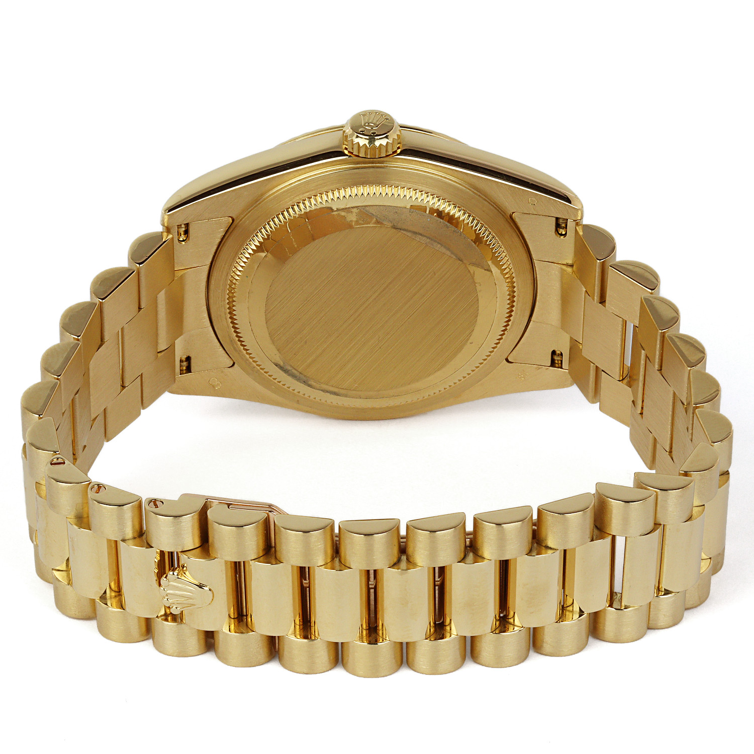 Gallery image of this Men’s Rolex 18k Yellow Gold President Roman Wristwatch – 36mm Case