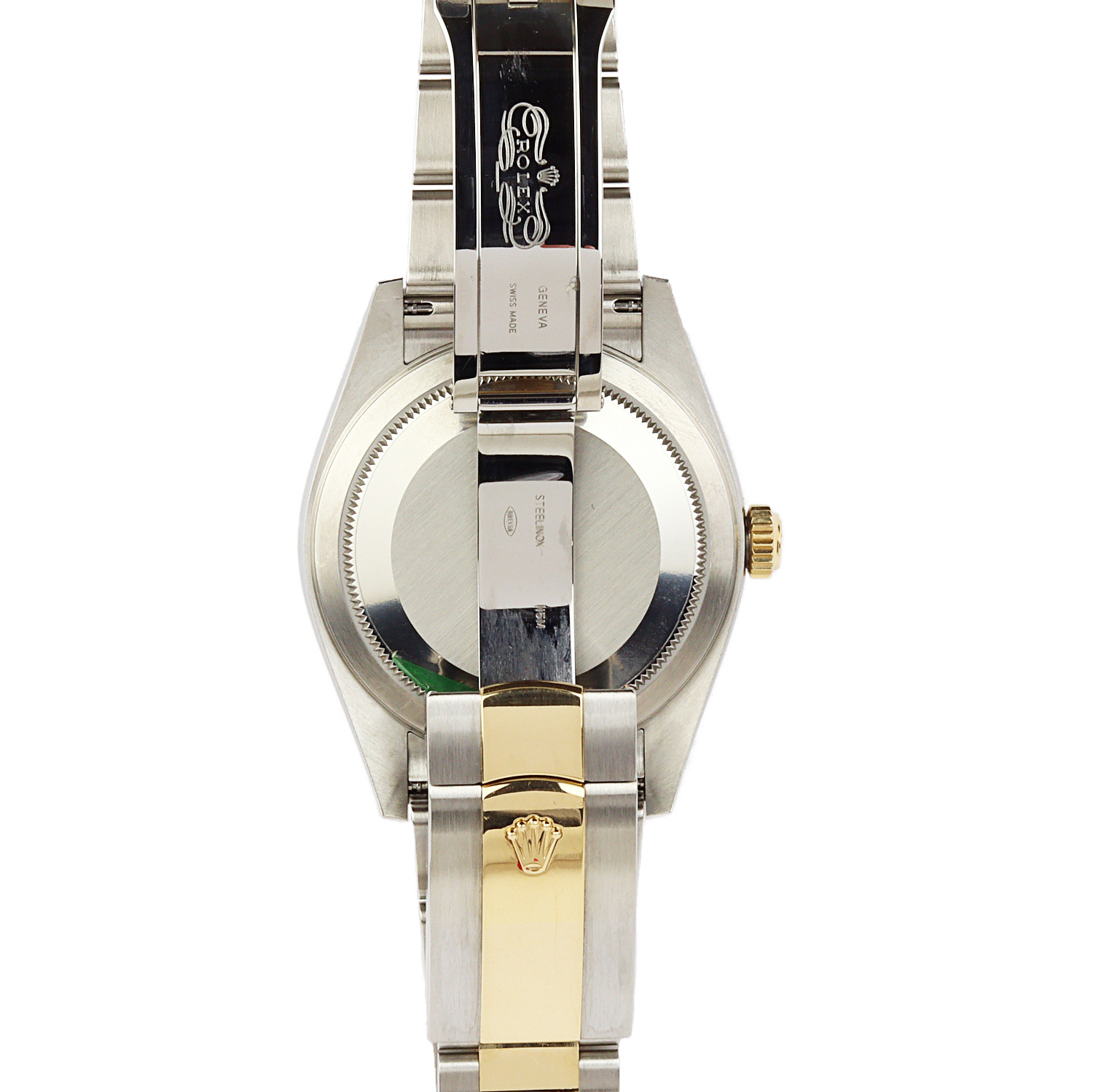 Gallery image of this Men’s Rolex 18k Yellow Gold, Stainless Steel Sky Dweller Wristwatch – 42mm Case