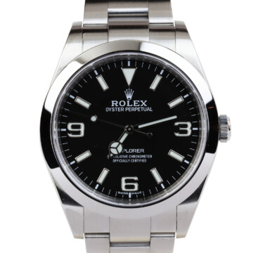 Featured image of this Men’s Rolex Stainless Steel Explorer Wristwatch – 39mm Case