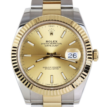 Featured image of this Men’s 18k Yellow Gold, Stainless Steel Datejust II Rolex Wristwatch – 39mm Case
