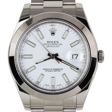 Featured image of this Men’s Stainless Steel Datejust II Rolex Wristwatch – 41mm Case