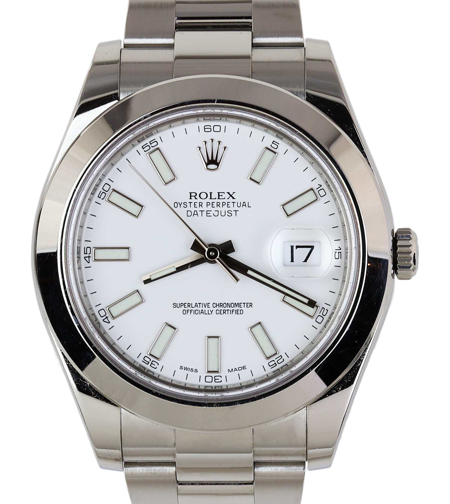 Featured image of this Men’s Stainless Steel Datejust II Rolex Wristwatch – 41mm Case