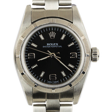 Featured image of this Women’s Stainless Steel Oyster Perpetual Rolex Wristwatch – 25mm Case