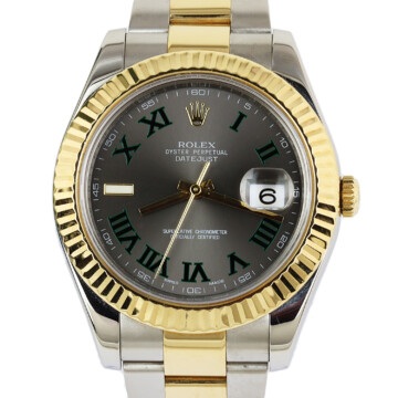 Featured image of this Men’s 18k Yellow Gold, Stainless Steel Datejust II Rolex Wristwatch – 41mm Case