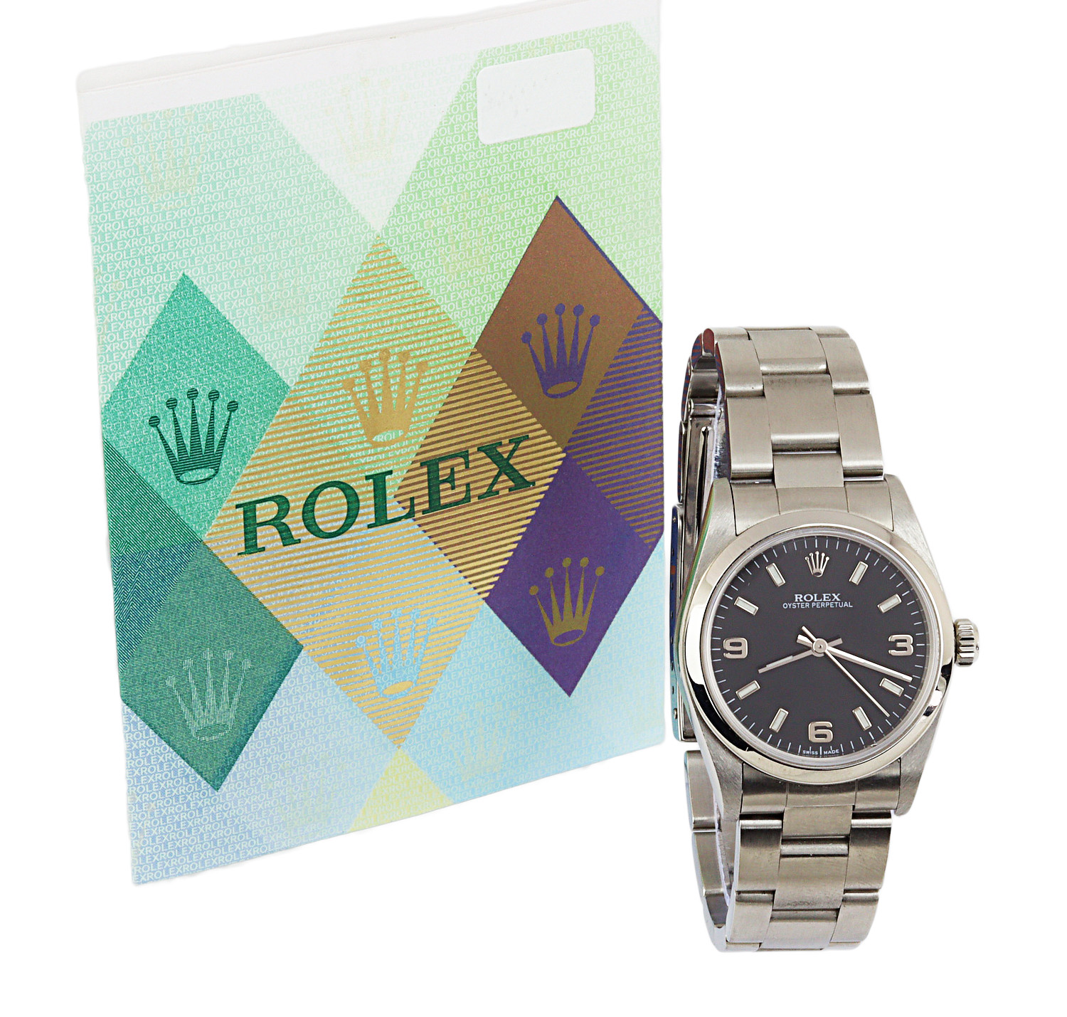 Gallery image of this Women’s Stainless Steel Rolex Wristwatch – 30mm Case