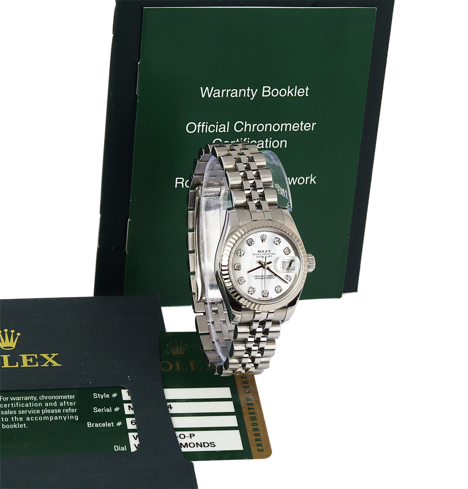 Gallery image of this Women’s Stainless Steel Datejust Rolex Wristwatch – 27mm Case