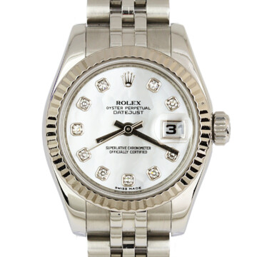 Featured image of this Women’s Stainless Steel Datejust Rolex Wristwatch – 27mm Case