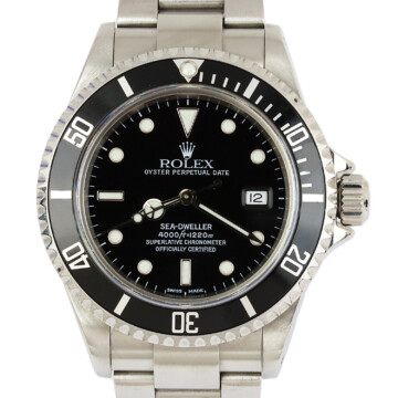 Featured image of this Men’s Stainless Steel Sea-Dweller Rolex Wristwatch – 39mm Case