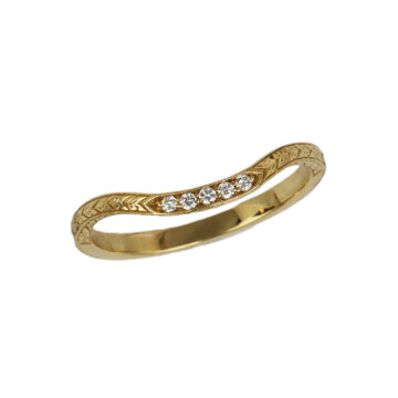 Featured image of this Women’s 14k Yellow Gold Diamond Bridal Ring