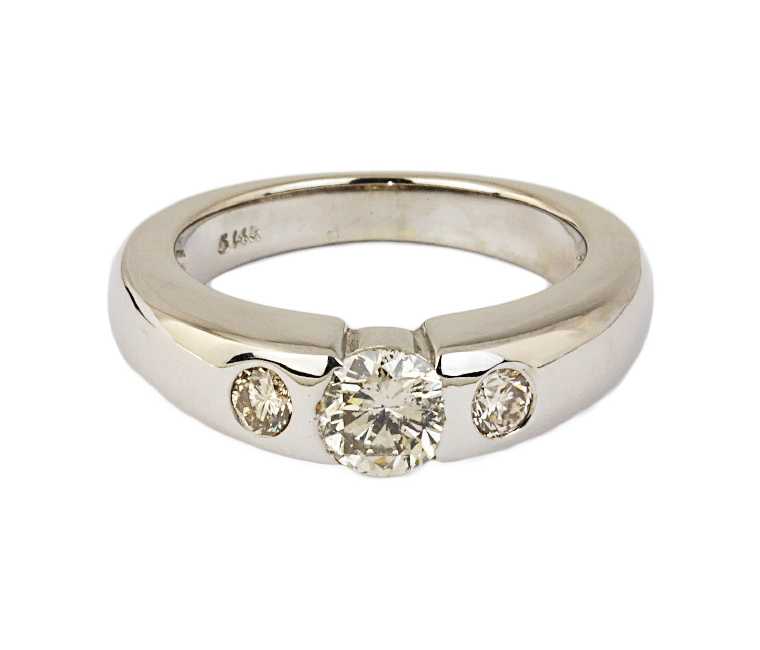 Gallery image of this Women’s 14k White Gold Diamond Ring