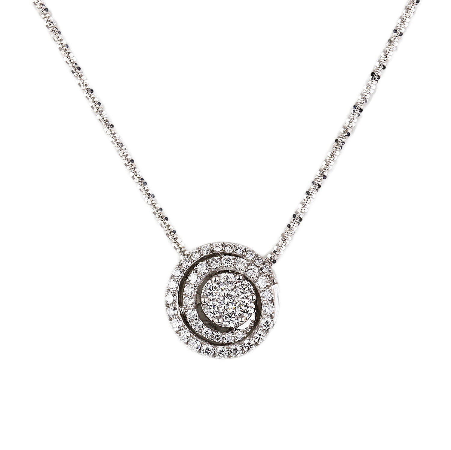 Featured image of this Women’s 14k White Gold Diamond Pendant Necklace