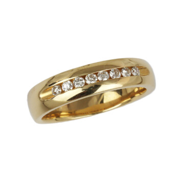 Featured image of this Men’s 14k Yellow Gold Diamond Ring