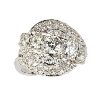 Featured image of this Women’s 18k White Gold Diamond Ring