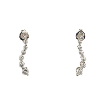 Featured image of this Women’s 14k White Gold Diamond Stud Earrings