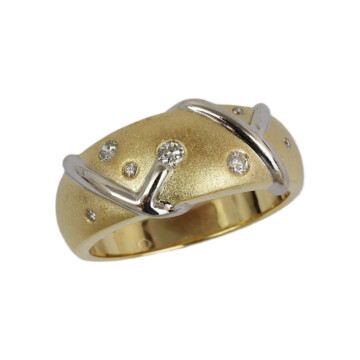 Featured image of this Women’s 14k Yellow Gold Diamond Band Ring