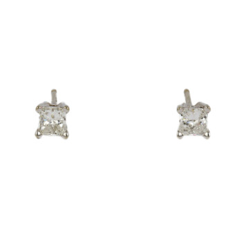 Featured image of this Women’s 14k White Gold Diamond Stud Earrings