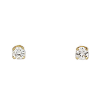 Featured image of this Women’s 14k Yellow Gold Diamond Stud Earrings