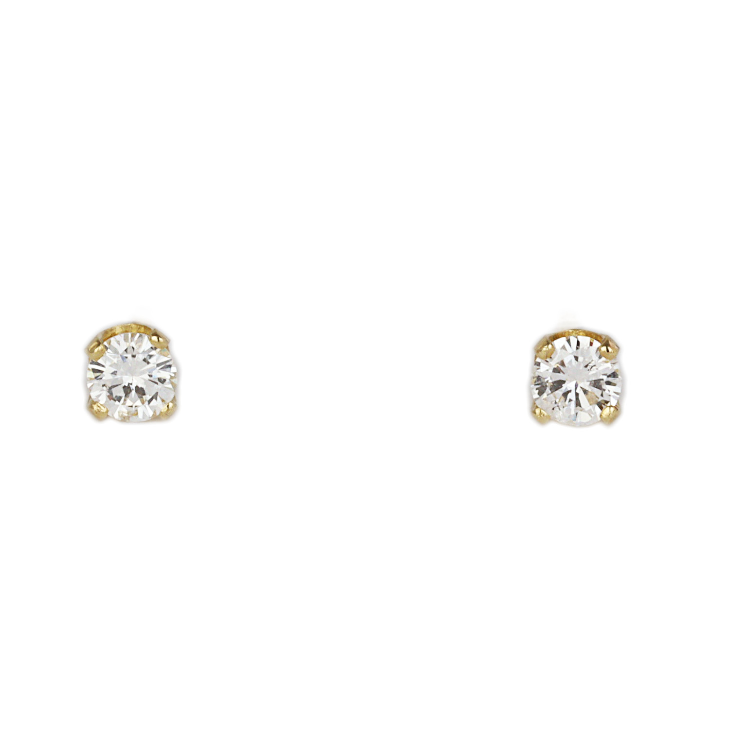 Featured image of this Women’s 14k Yellow Gold Diamond Stud Earrings