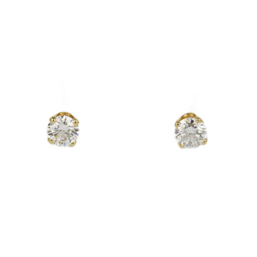 Featured image of this Women’s 14k Yellow Gold Diamond Stud Earrings
