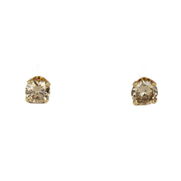 Featured image of this Women’s 14k Yellow Gold Diamond Stud Earrings