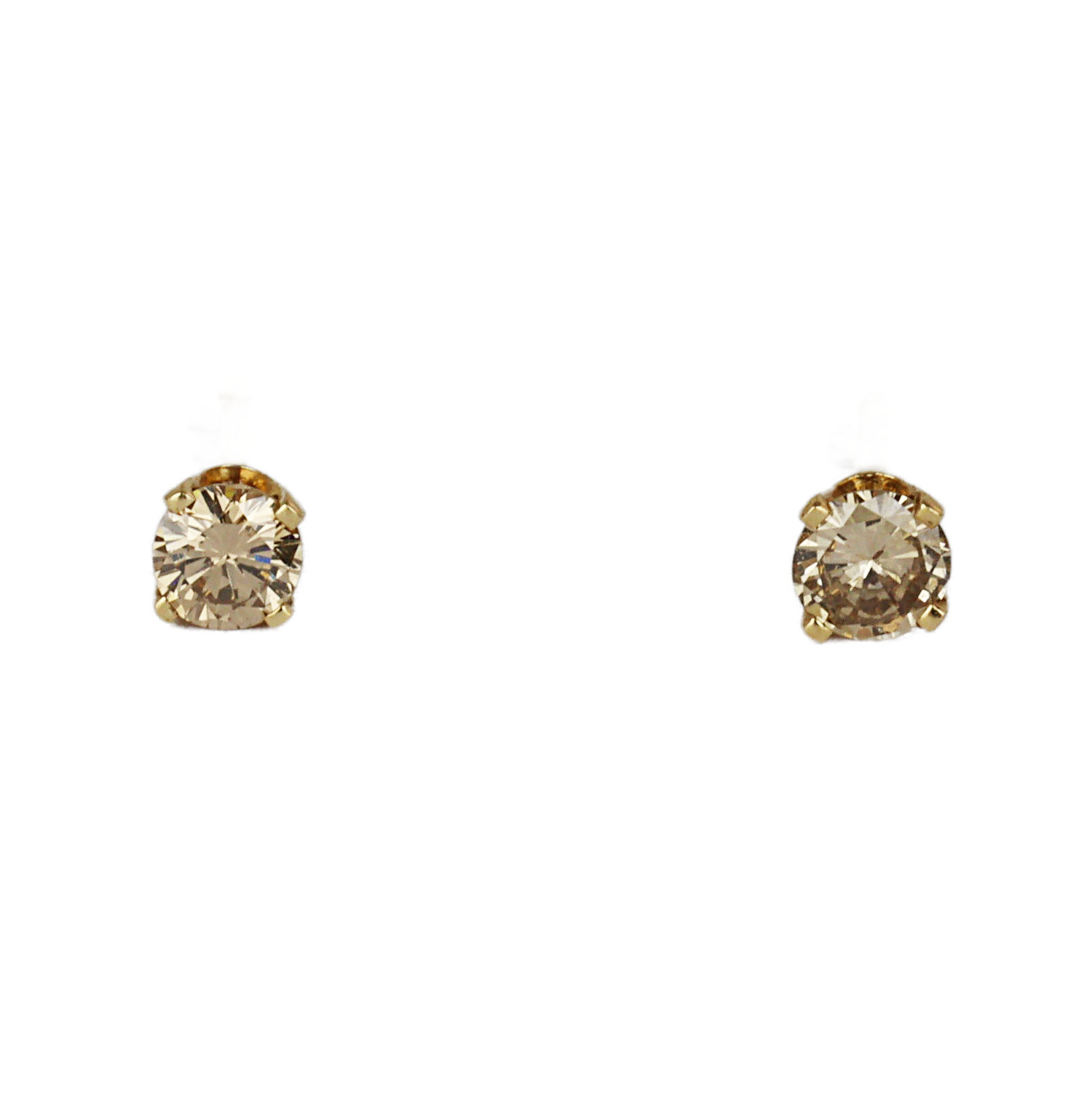 Featured image of this Women’s 14k Yellow Gold Diamond Stud Earrings