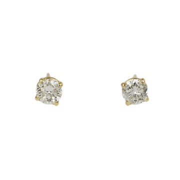Featured image of this Women’s 14k Yellow Gold Diamond Stud Earrings