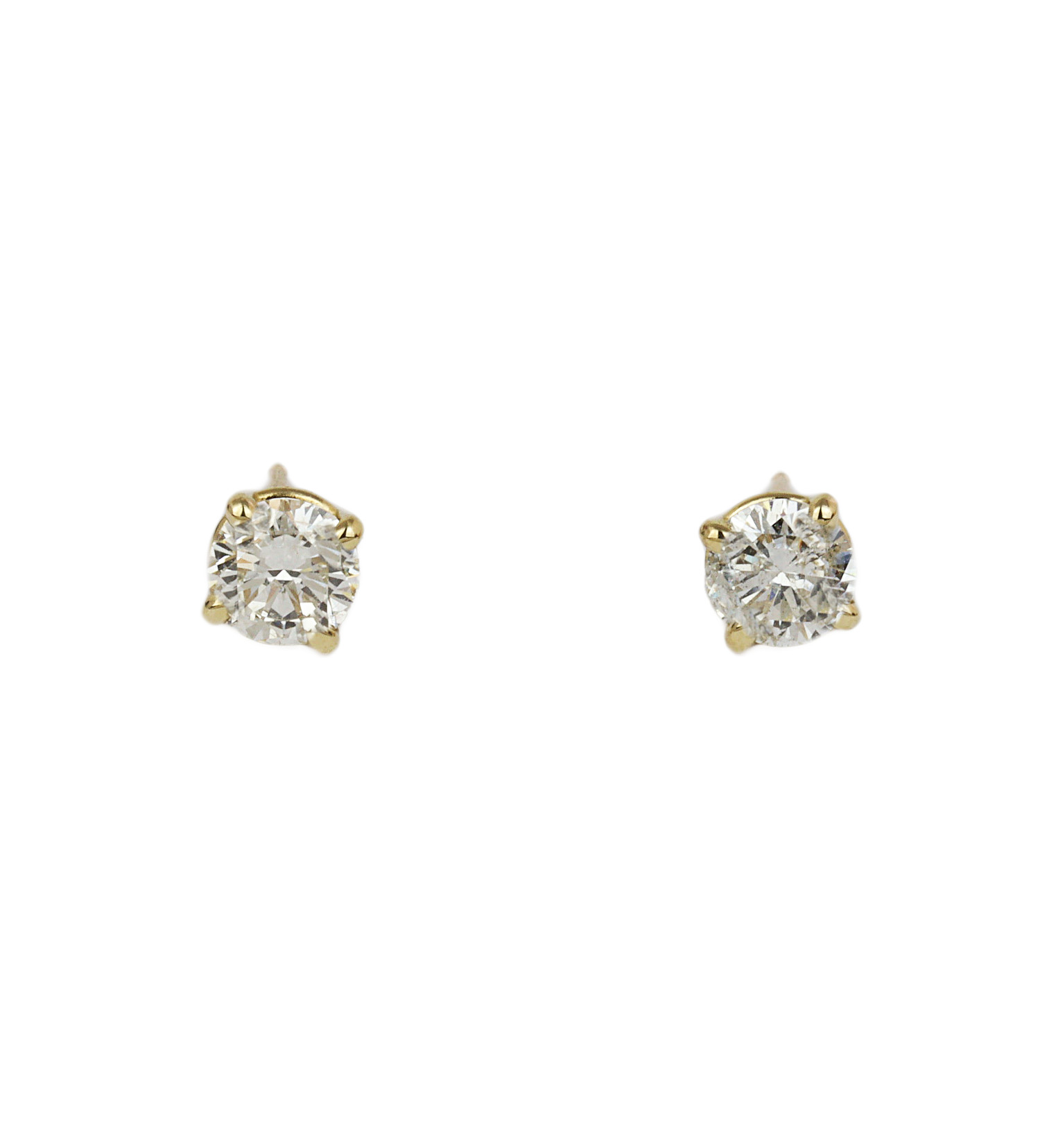 Featured image of this Women’s 14k Yellow Gold Diamond Stud Earrings