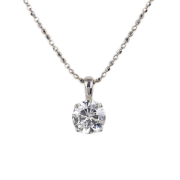 Featured image of this Women’s 14k White Gold Diamond Necklace